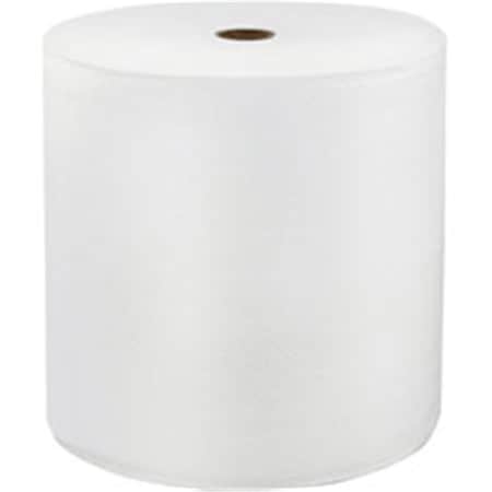 Bedding Beyond 8 in. x 800 ft. Locor Hard Wound Roll Towels, White BE3198271